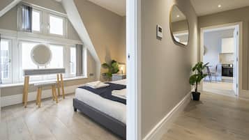 Appartement Confort, salle de bains privée, vue ville | Intérieur