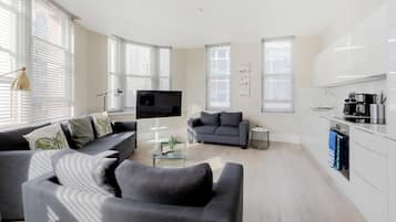 Apartment, mit Bad, Stadtblick | Lounge