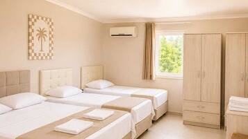 Free WiFi, bed sheets