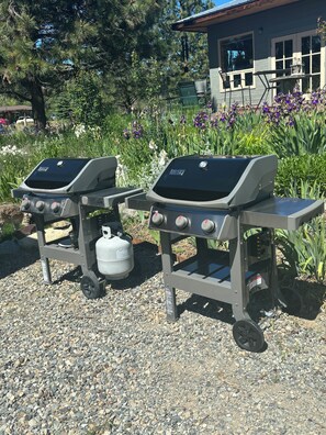 BBQ/picnic Area - Sunflower Resort Arnica Cabin (Winthrop)