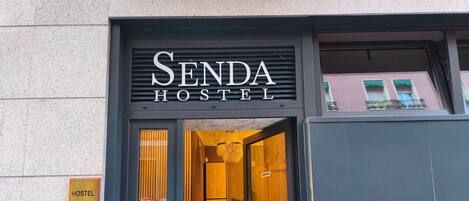 Majoituspaikan julkisivu