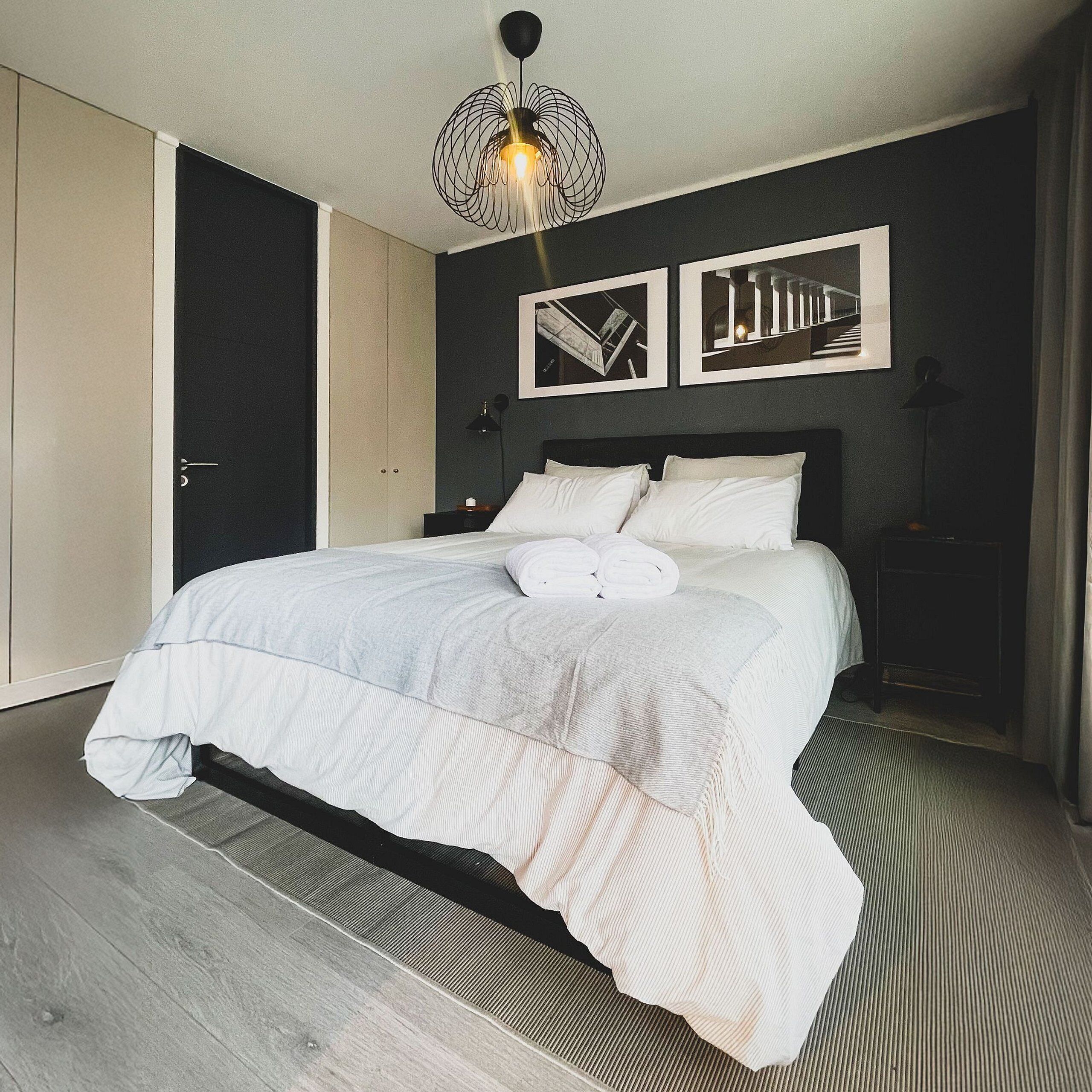 公寓, 2 间卧室 | 高档床上用品、羽绒被、记忆海绵床垫、特色装修