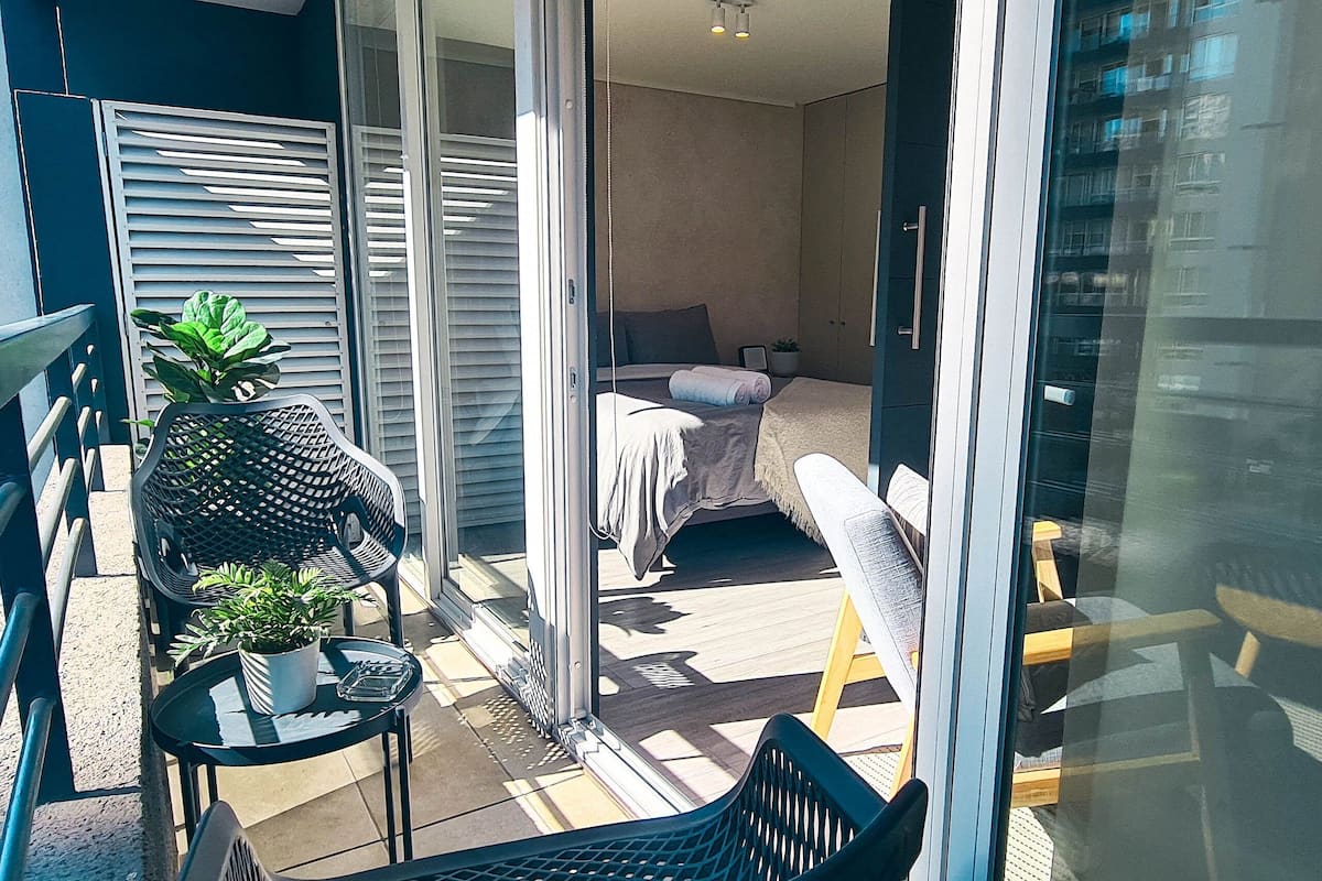 Apartment | 1 Schlafzimmer, hochwertige Bettwaren, Betten mit Memory-Foam-Matratzen