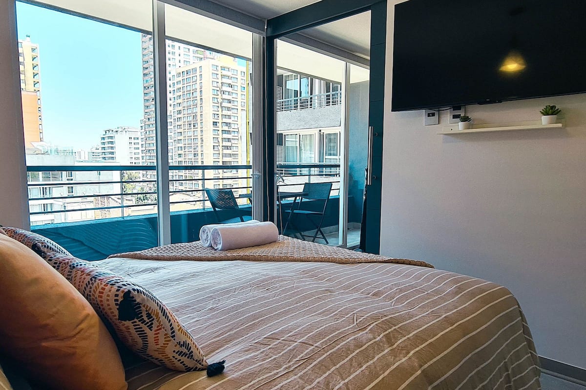 Apartment | 1 Schlafzimmer, hochwertige Bettwaren, Betten mit Memory-Foam-Matratzen