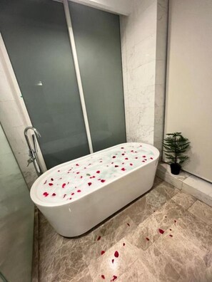 Haartrockner, Handtücher, Seife, Toilettenpapier