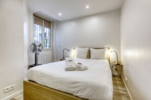 1 Schlafzimmer, Bügeleisen/Bügelbrett, kostenloses WLAN, Bettwäsche