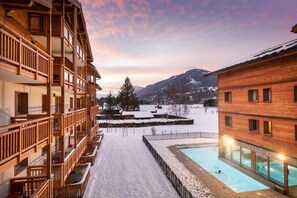 Property grounds - Swimming pool, sauna, hammam, terrace, balcony, tv, ski locker, 68-72m², Samoëns (Samoëns)