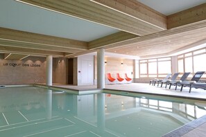 Een verwarmd zwembad