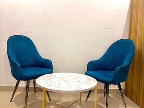 Sitteområde i lobbyen