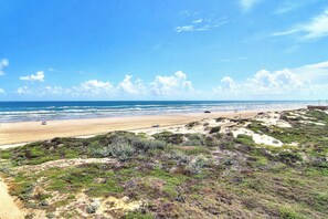 On the beach - Gulfstream Condos Unit 420 | Gulf-View Balcony & New Kitchen (Corpus Christi)