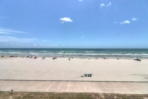En la playa 