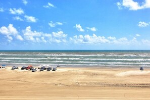 En la playa