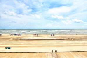 En la playa 
