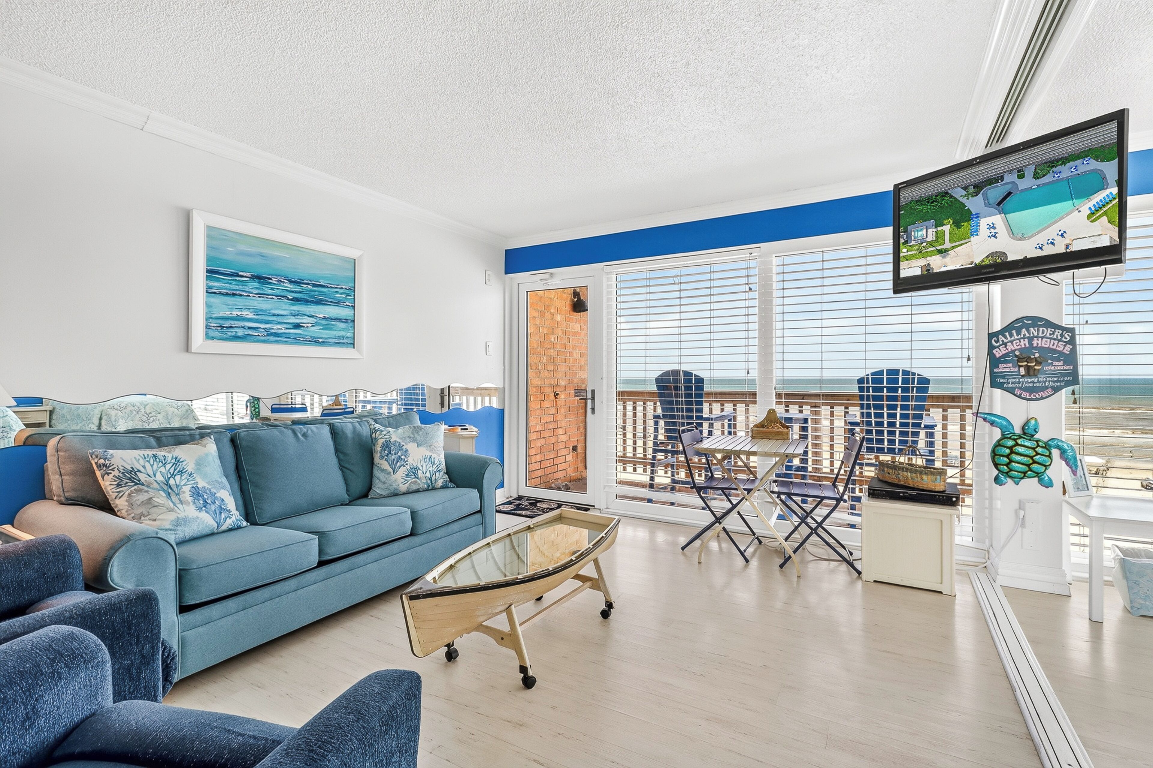 Smart TV, DVD player, books