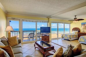 Smart TV, books - Gulfstream Condos Double Unit | 2 Adjoining Beachfront Top-Floor Units (Corpus Christi)