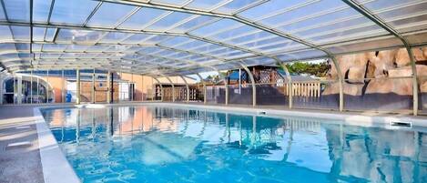 Indoor pool, a heated pool