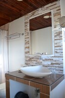 Standard Double Room, Mountain View | Bathroom | Shower, towels, soap, shampoo