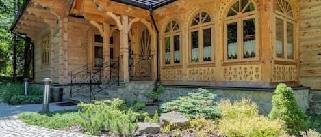 Overnatningsstedets facade