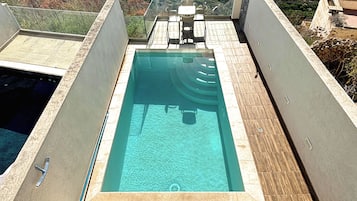 Deluxe-Doppelzimmer, Meerblick | Terrasse/Patio