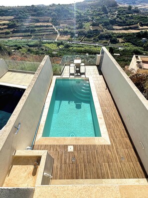 Deluxe Double Room, Sea View | Terrace/patio - All Nations Gozo - Duplex (Xaghra)