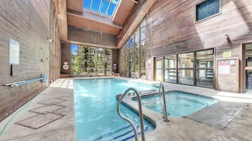 Indoor pool, a heated pool