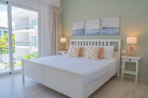 Deluxe Apartment, 1 Bedroom, Balcony, Pool View