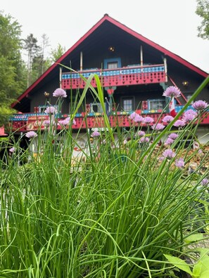 Façana frontal de l'allotjament