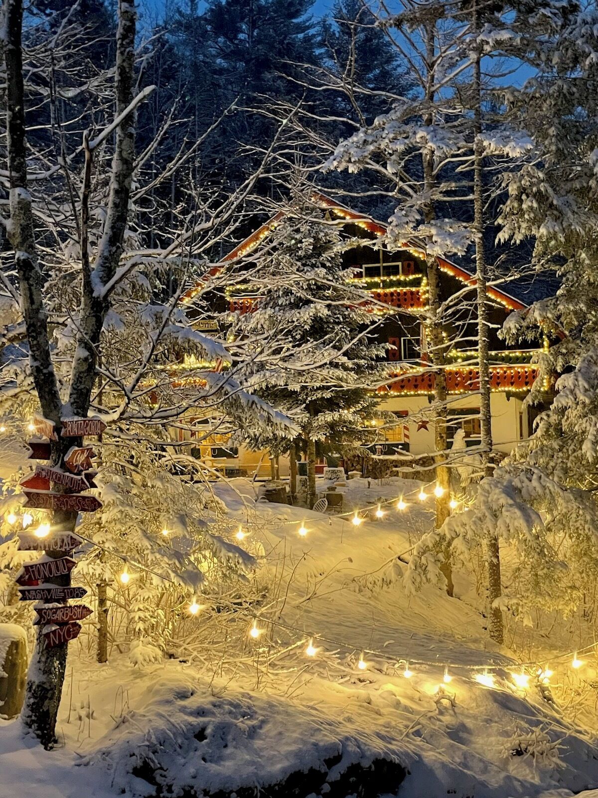 Majoituspaikan julkisivu