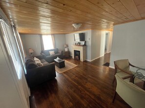 Living area - Downtown apartment in the heart of Bryson City! Location, Location, Location!  (Bryson City)