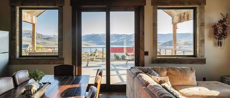 Fireplace, table tennis, books