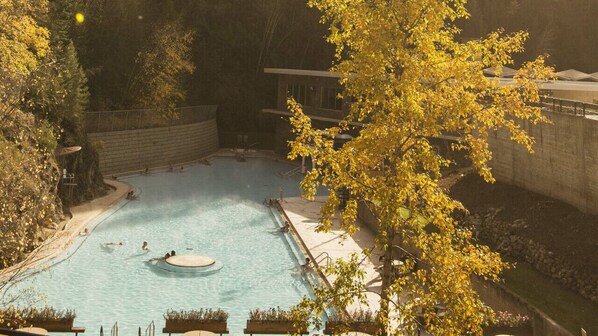 Indoor pool, a heated pool