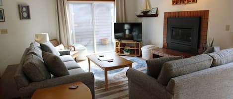 TV connectée, cheminée