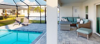 Brand New 4-bedroom Home w/ 2 Master Suites and Private Heated Pool