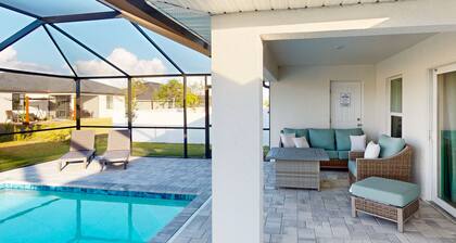 Brand New 4-bedroom Home w/ 2 Master Suites and Private Heated Pool