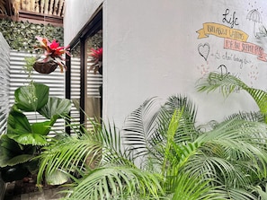 Façana frontal de l'allotjament