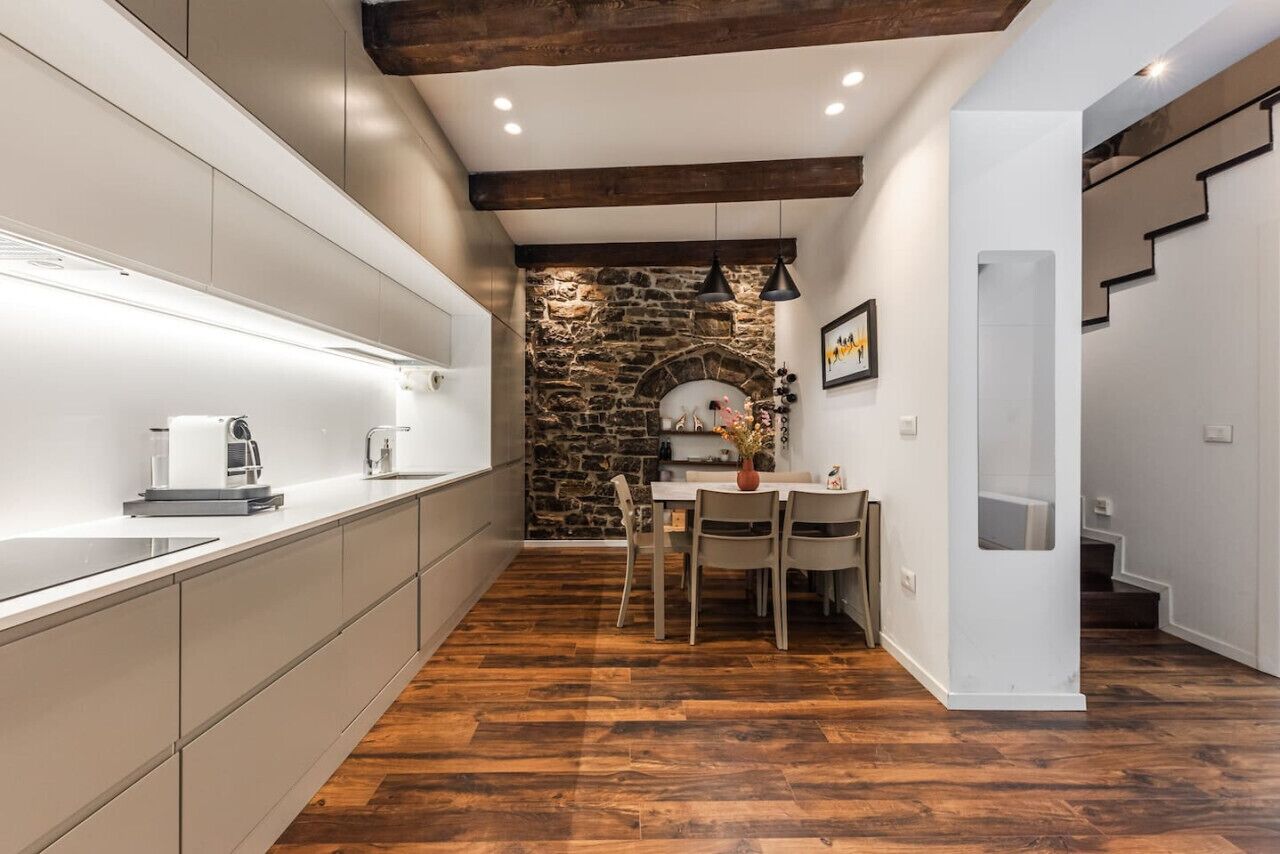 Refrigerador, horno, parrilla de estufa y lavavajillas 