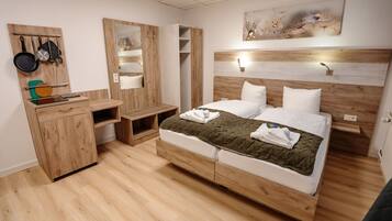 Classic Double Room, City View | Premium bedding, blackout curtains, iron/ironing board, travel cot