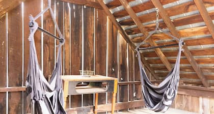 Cottage, Axe Throwing, Fire Pit, Creek, Close to AT and TC. Fenced yard
