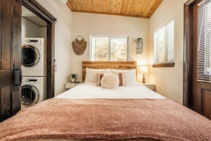 2 bedrooms, iron/ironing board, travel crib, WiFi