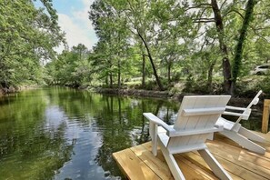 Property grounds - Secluded, Romantic Yurt w/Hot Tub at The Yurtopian - "Carrie" (Dripping springs)