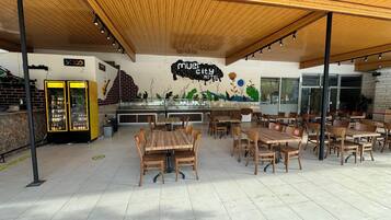 Uitzicht vanuit accommodatie