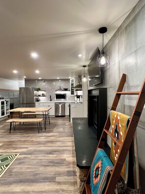 Dining - A Cozy and a Modern Retreat. Newly renovated -2 bed 1bath. Walk to everything! (Ouray)