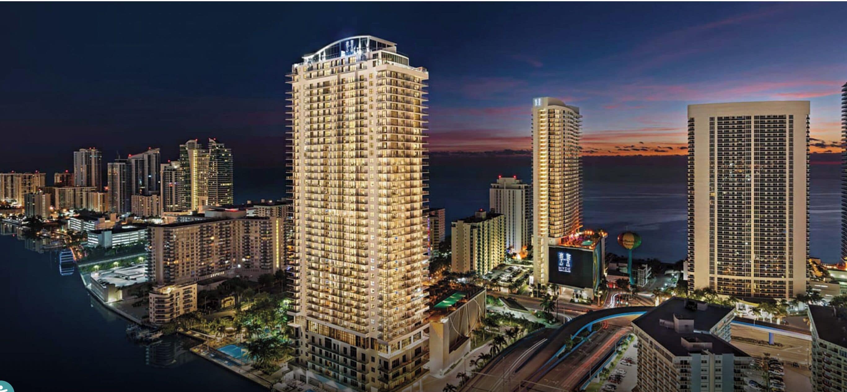 Façade de l’hébergement