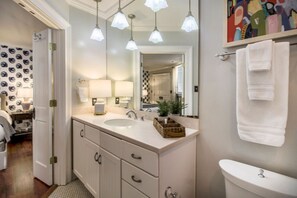 Hair dryer, towels