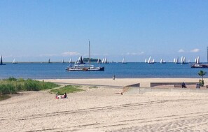 Una spiaggia nelle vicinanze, pesca