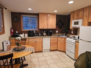 Condo, 1 Queen Bed, Fireplace, Mountain View | Private kitchen | Coffee/tea maker - Alpenglow One Bedroom One Bath A09 (Ouray)