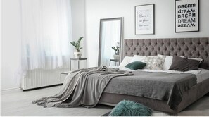 1 chambre, fer et planche à repasser, Wi-Fi, literie fournie