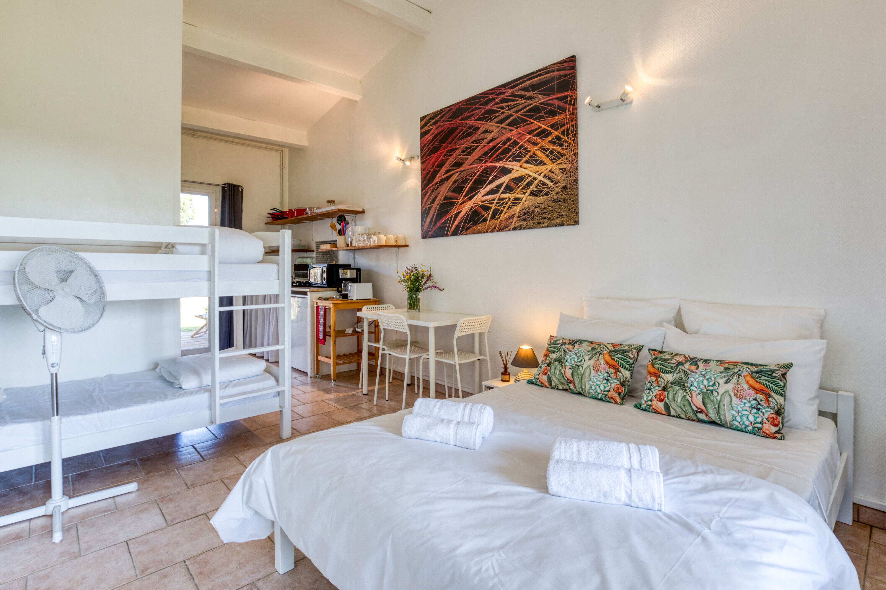 2 chambres, Wi-Fi gratuit, draps fournis