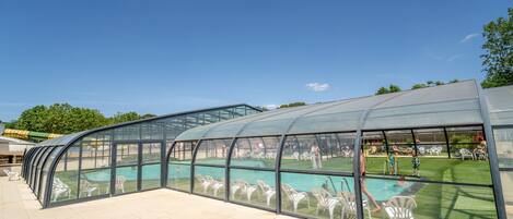 Indoor pool, a heated pool