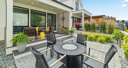 Outdoor Heater & Covered Patio, Paddle boards, Fire table, Bikes, Outdoor Games